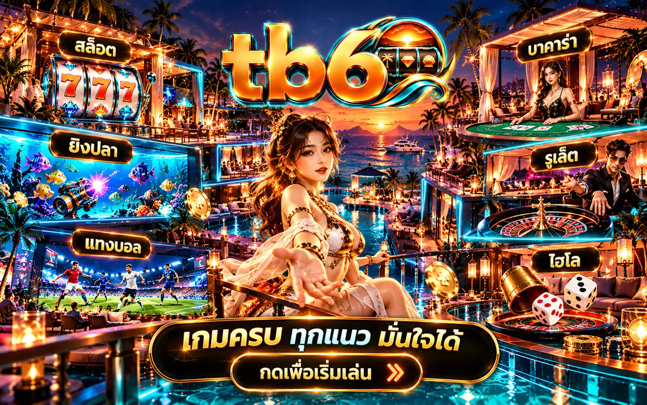 tb6 เกมครบทุกแนว สล็อต ยิงปลา บาคาร่า รูเล็ต แทงบอล ไฮโล